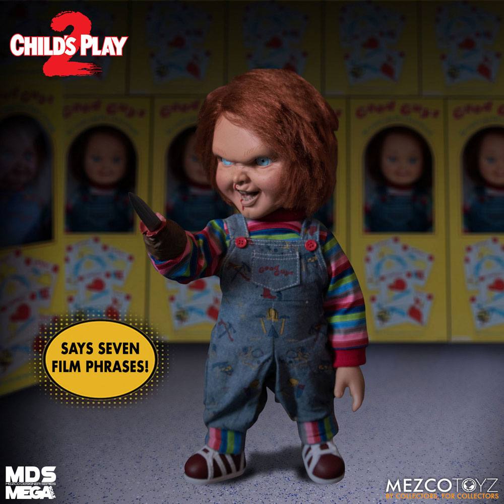 Chucky Die Mörderpuppe 2 Designer Series Sprechende Puppe Menacing Chucky 38 cm