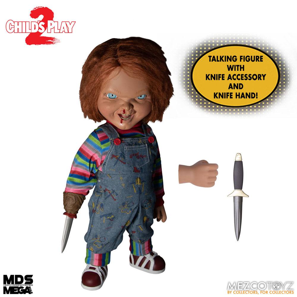 Chucky Die Mörderpuppe 2 Designer Series Sprechende Puppe Menacing Chucky 38 cm