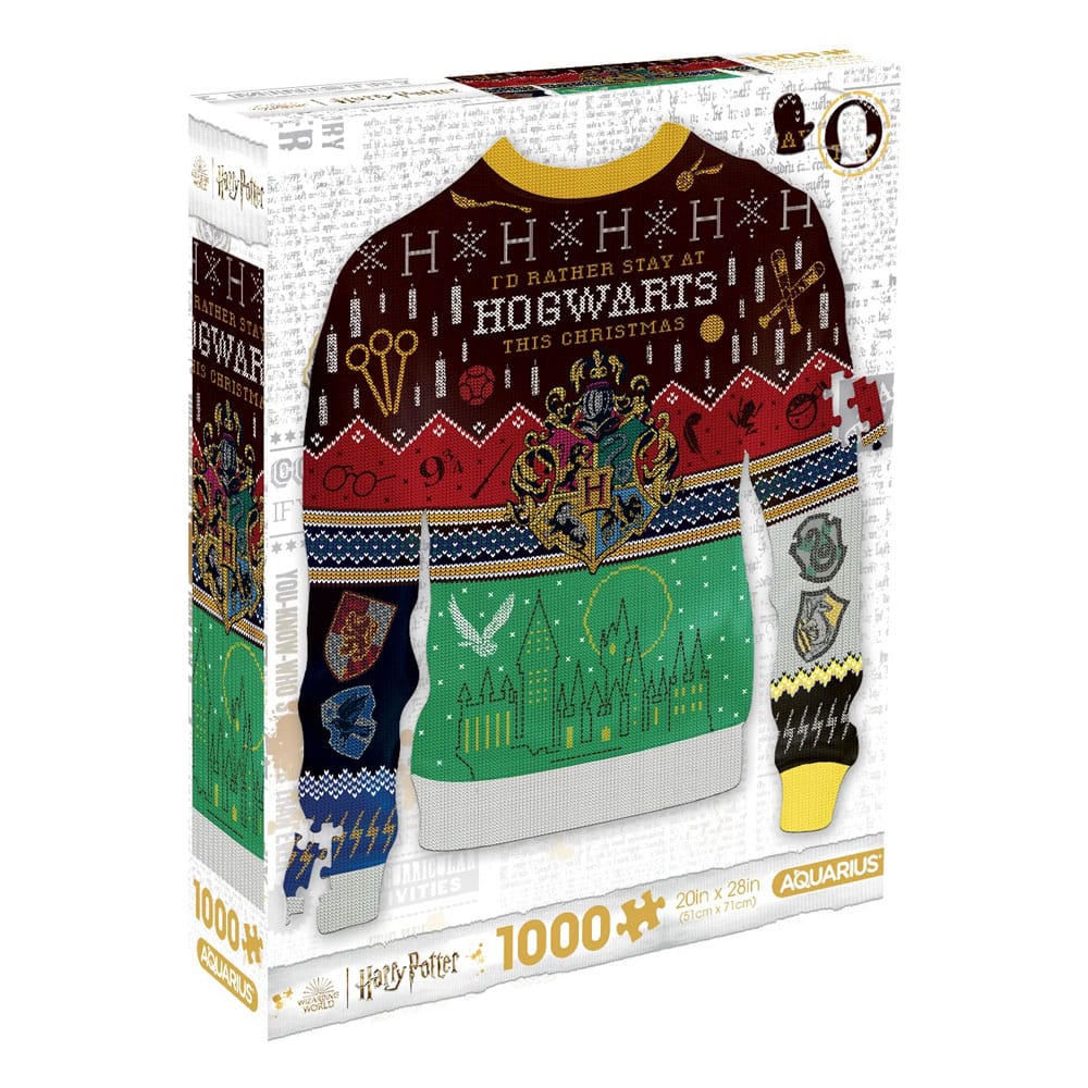 Harry Potter Puzzle Ugly Christmas Sweater Hogwarts (1000 Teile)