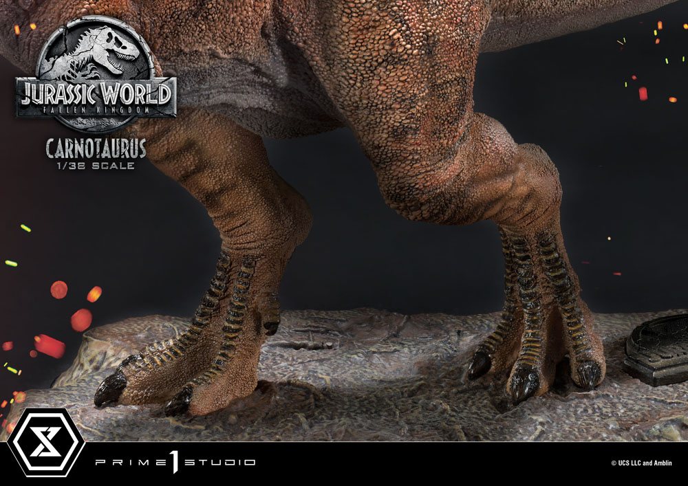 De Toyboys  Jurassic World: Fallen Kingdom Prime Collectibles PVC Statue  1/38 Carnotaurus 16 cm