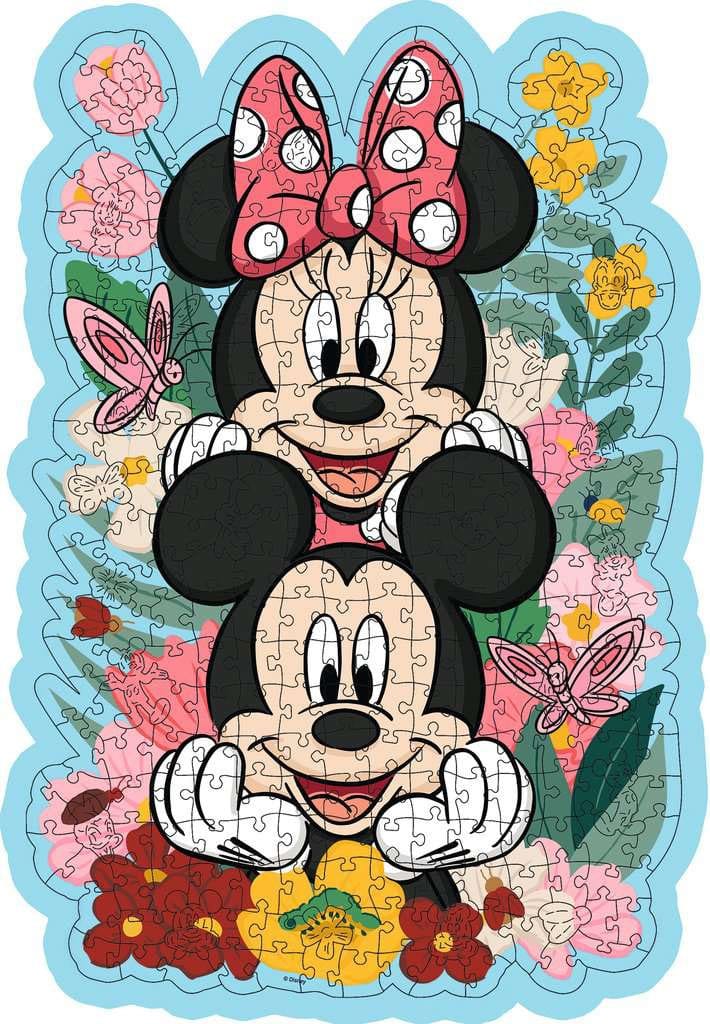Disney WOODEN Holz-Puzzle Mickey & Minnie (300 Teile)