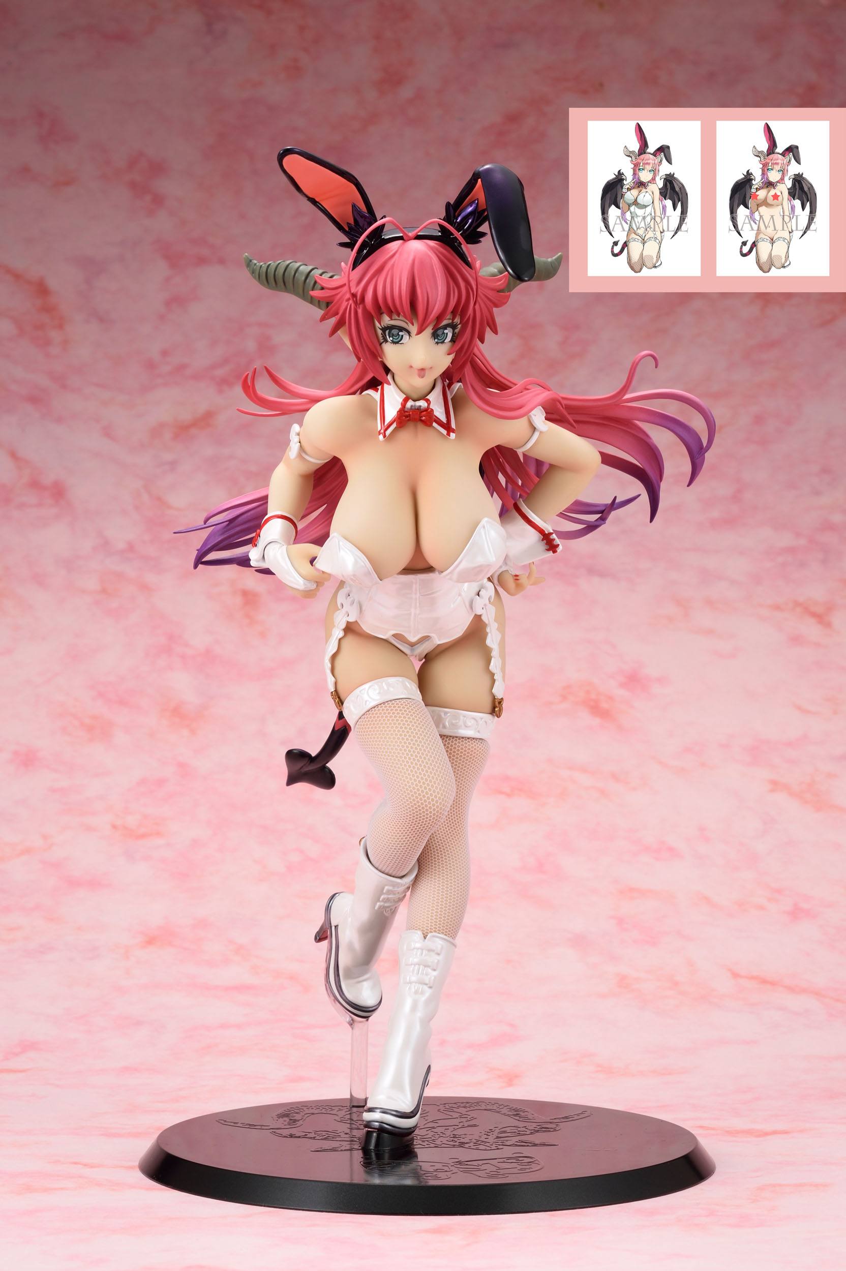 Seven Deadly Sins Dark Lord Apocalypse Statue 1/7 Asmodeus Bunny Girl White Ver. Limited 24 cm