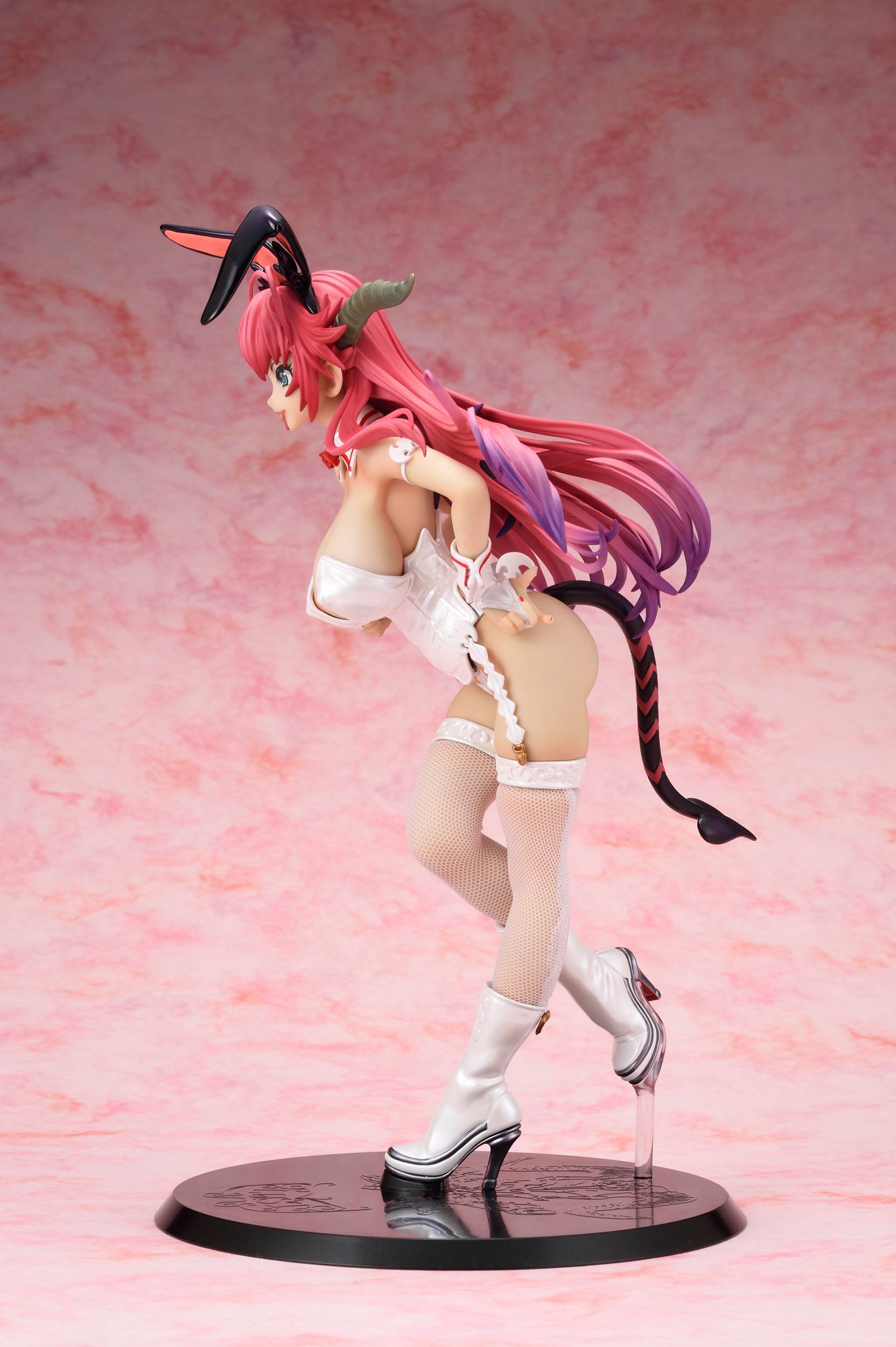 Seven Deadly Sins Dark Lord Apocalypse Statue 1/7 Asmodeus Bunny Girl White Ver. Limited 24 cm