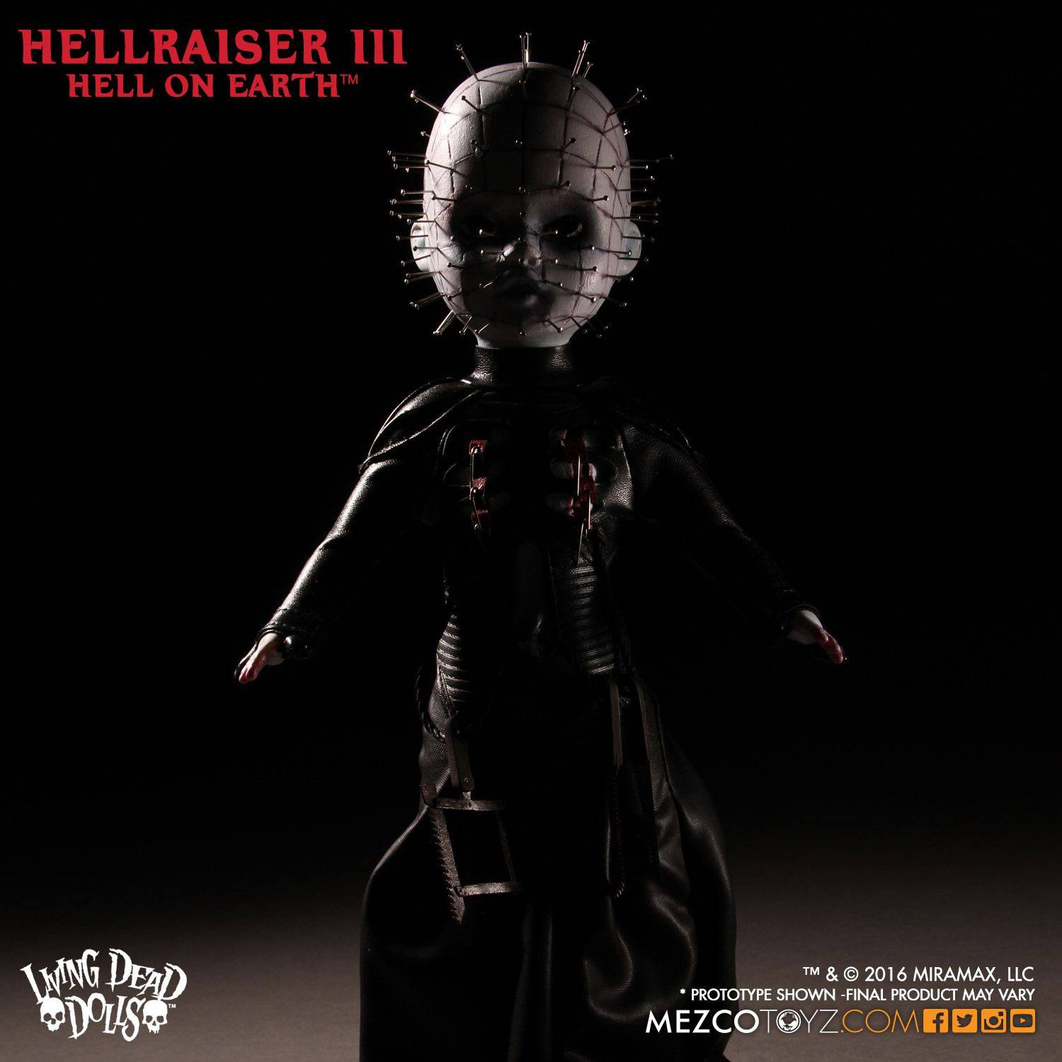 Living Dead Dolls Puppe Hellraiser III Pinhead 25 cm