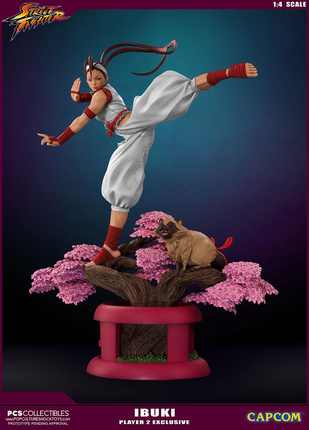 Street Fighter Ultra Statue 1/4 Ibuki PCS Player 2 Exclusive 66 cm