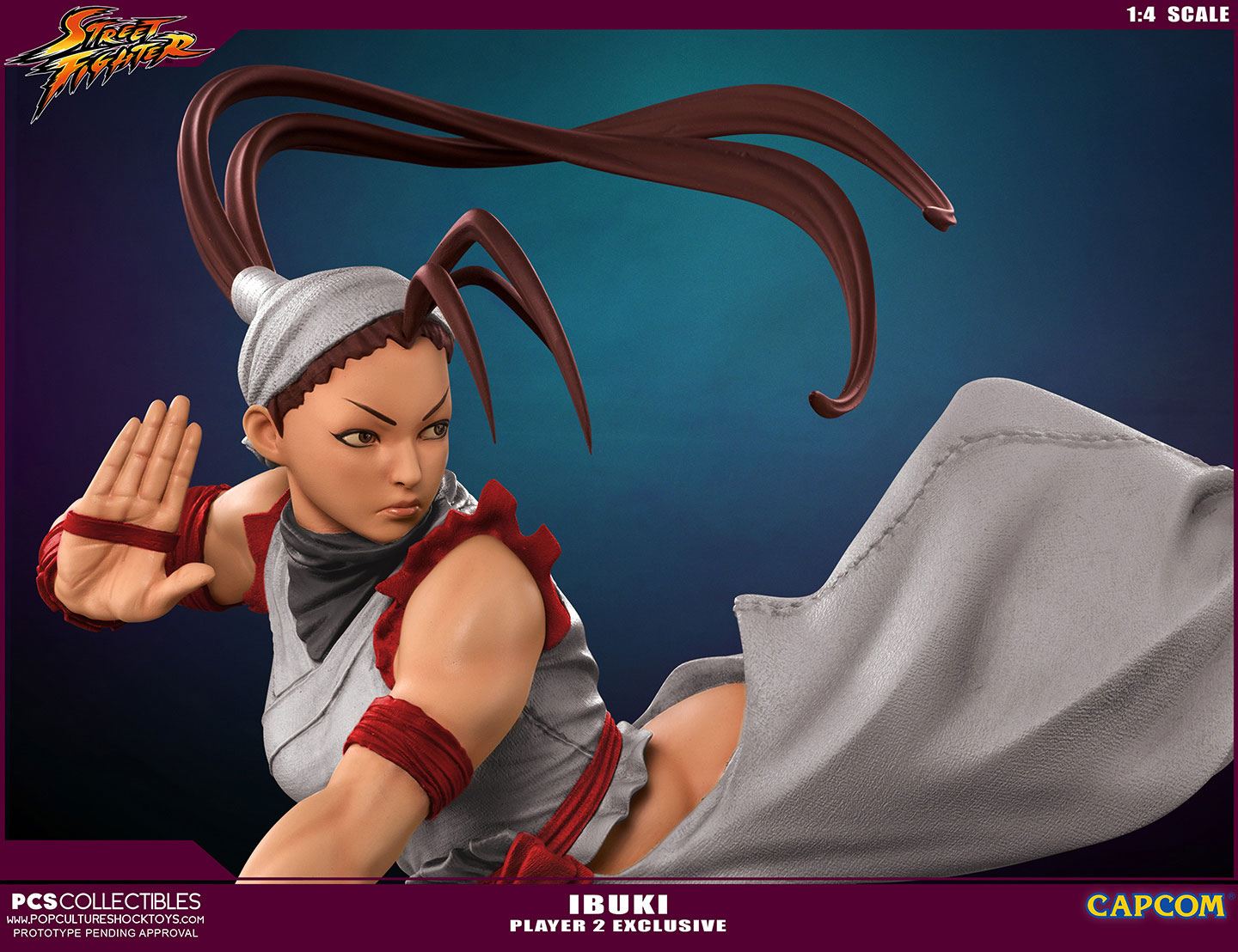 Street Fighter Ultra Statue 1/4 Ibuki PCS Player 2 Exclusive 66 cm