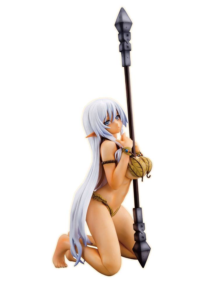 Queen's Blade Beautiful Fighters Statue 1/6 Alleyne Beaten Swimsuit Ultra Edition 17 cm