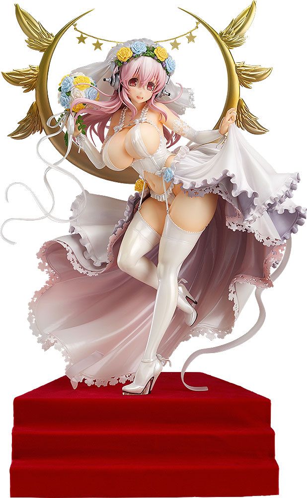 Super Sonico PVC Statue 1/6 Super Sonico 10th Anniversary Wedding Ver. 35 cm (DAP)