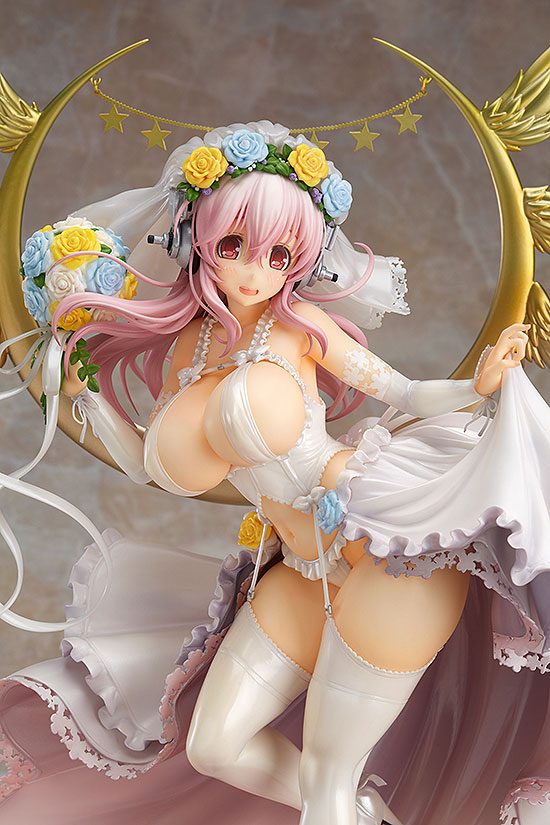 Super Sonico PVC Statue 1/6 Super Sonico 10th Anniversary Wedding Ver. 35 cm (DAP)