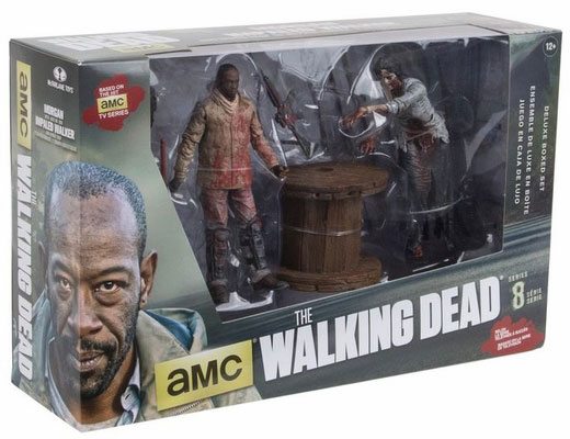 The Walking Dead TV Version Deluxe Box Actionfiguren Doppelpack Morgan & Walker 13 cm Serie 8